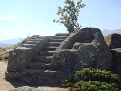 Altar de sacrificios del castro vetón de Ulaca.