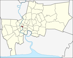 Khet location in Bangkok