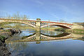 The Tame passing under Chetwynd Bridge near Alrewas, designed by Joseph Potter in 1828.