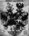 Wappen derer von Cossel (Kupferstich um 1850)