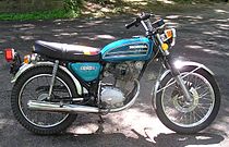 Honda CB 125 S eencilinder uit 1975