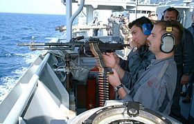 Shooting exercises with an ANF1, from the bridge.