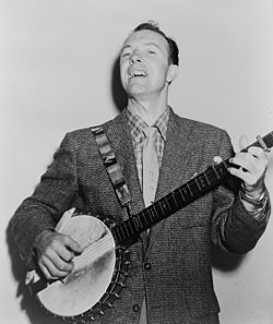 Pete Seeger vuonna 1955.