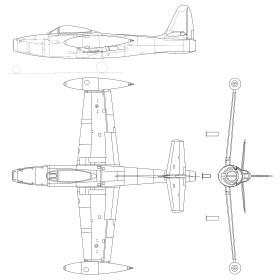 vue en plan de l’avion