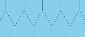 The dual tiling of an apeirogonal antiprism is an apeirogonal deltohedron.