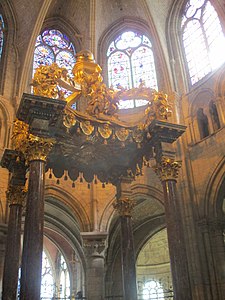 The Baldequin over the main altar (18th century)