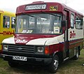 Image 207A 1986 van-derived Ford Transit minibus bodied by Carlyle (from Bus manufacturing)