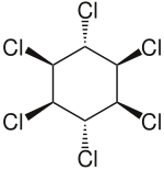Strukturformel von Lindan