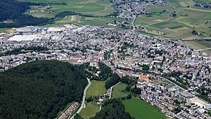 Tanaw sa Bruneck noong 2018