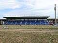 Die Tribüne des Icahn Stadium bei Tag (2008)