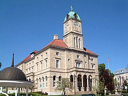 Rockingham County Courthouse in downtown Harrisonburg