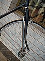 Trailing link suspension bicycle fork