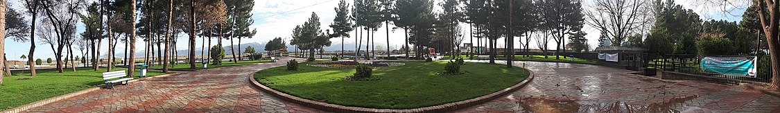 A panorama of the Binalud Mountain Range, south of the city of Nishapur