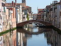 Chioggia - Vena Kanali uzerinde bir kopru.