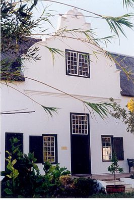 Gevel in Kaaps-Hollandse stijl, Stellenbosch