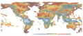 Image 34Global map of wind speed at 100 meters on land and around coasts. (from Wind power)