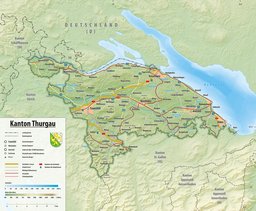 Nussbaumersee is located in Canton of Thurgau