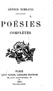 Vignette pour Poésies (Rimbaud)