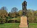 "Rytm" (Rhythm), a sculpture by Henryk Kuna in Skaryszewski Park, Warsaw, Poland, 1925.