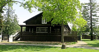 Titlow Lodge, back view