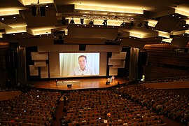 Glenn Greenwald gives his Keynote at 30C3