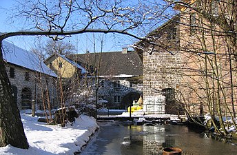 Alberts watermolen, Hemer-Sundwig (maalt nog wel, niet meer op waterkracht, maar op een elektromotor)