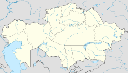 Location map Qazahistan