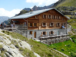 Marteller Hütte von Südwesten