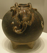 Jarra con forma de elefante, Camboya (siglos xi-xii), Art Gallery of New South Wales