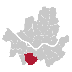 Location of Gwanak District in Seoul