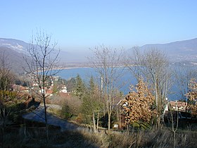 Lac du Bourget as seen from Conjux