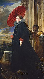 Èlena Grimaldi, marquise Cattaneo, 1623 par Antoine van Dyck National gallery of art