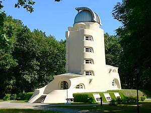 The Einstein Tower near Berlin by Erich Mendelsohn (1920–24)