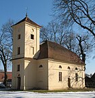 Abgewalmtes Bohlendach, 1803 (Dorfkirche Jabel)