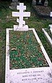 Kerensky's grave in Putney Vale Cemetery in London.