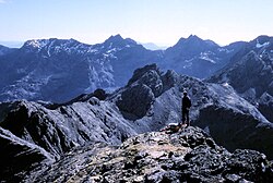 Hlavní hřeben pohoří Cuillin na ostrově Skye