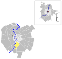 Position of the quartiere within the city