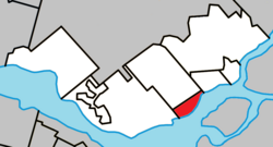 Location within Deux-Montagnes RCM