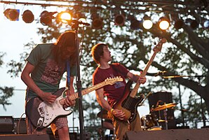 Polvo playing in Greenpoint, New York in 2010