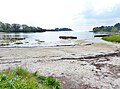 L'Anse de Pouldohan vue depuis la plage de Ster Greich (à marée haute).