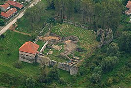 Schloss Ónod in Ungarn, heute Ruine