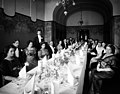 A Bonnier family dinner in Stockholm, 1910.