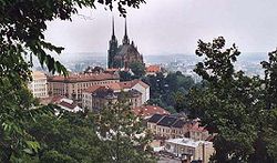 La katedralo de Sanktaj Petro kaj Paŭlo en Brno