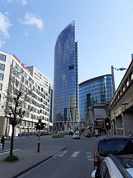 Iris Tower, gezien vanaf de Aarschotstraat