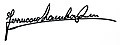 Ferruccio Lamborghini Autograph