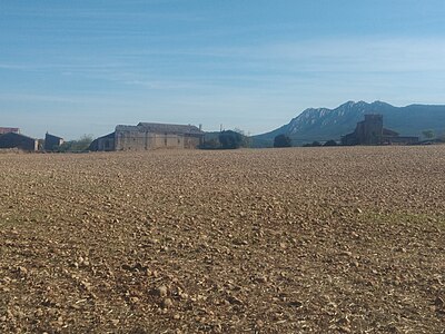 Labeaga, al fondo Montejurra