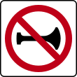 SR-33: Use of audible signals prohibited