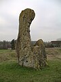 Le menhir de la Pierre Cornue.