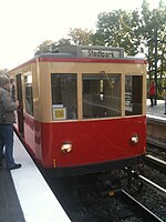 Der B-Wagen (später TU1) als Museumszug