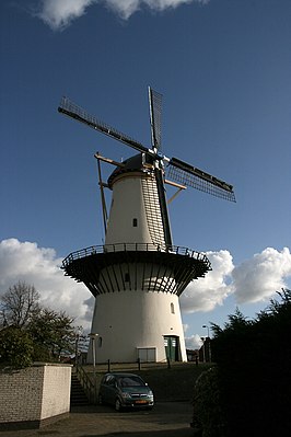 De molen, gezien vanaf de andere kant